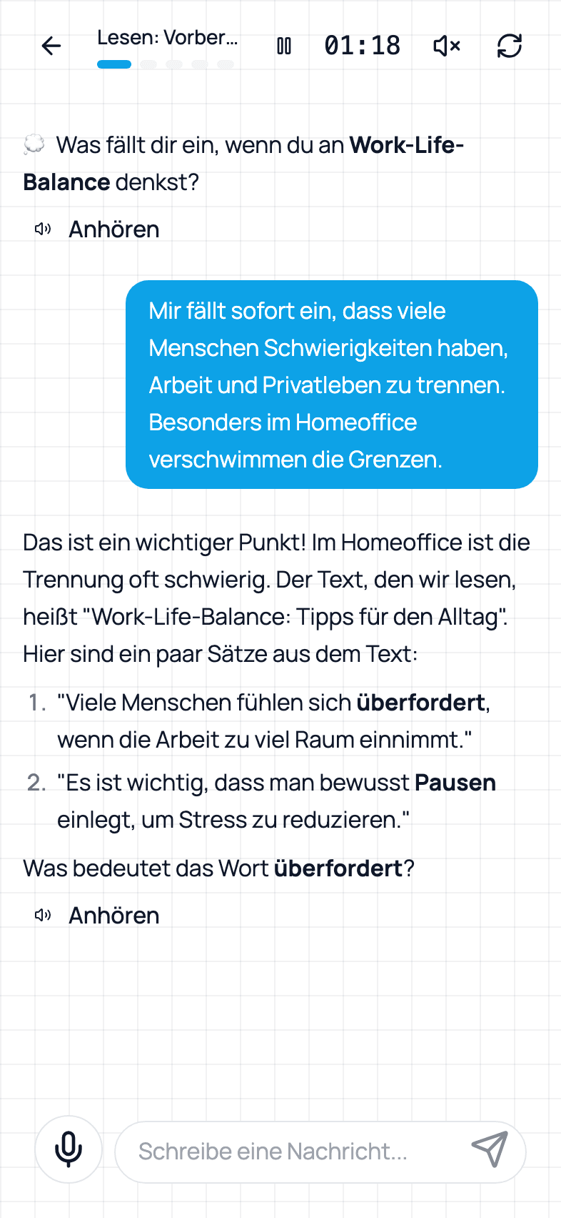 mitDeutsch lesen screen